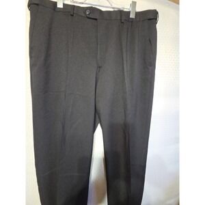 Croft & Barrow Mens 40/36 Classic Fit Dress Pants Black NWT Stretch Inside‎